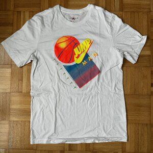 Nike Air Jordan Jumpman Basketball Tee White Large